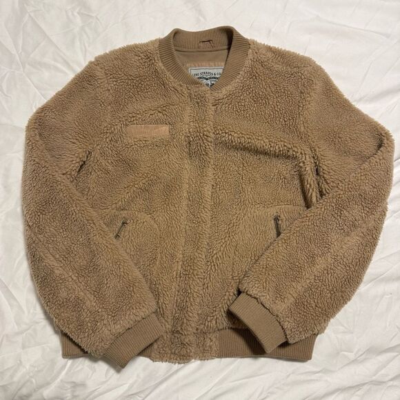 Levi's 168056 Womens Plush Sherpa Bomber Jacket - Picture 2 of 13